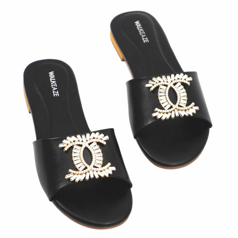 Women Formal Slippers - 40066S - Slippers - Walkeaze